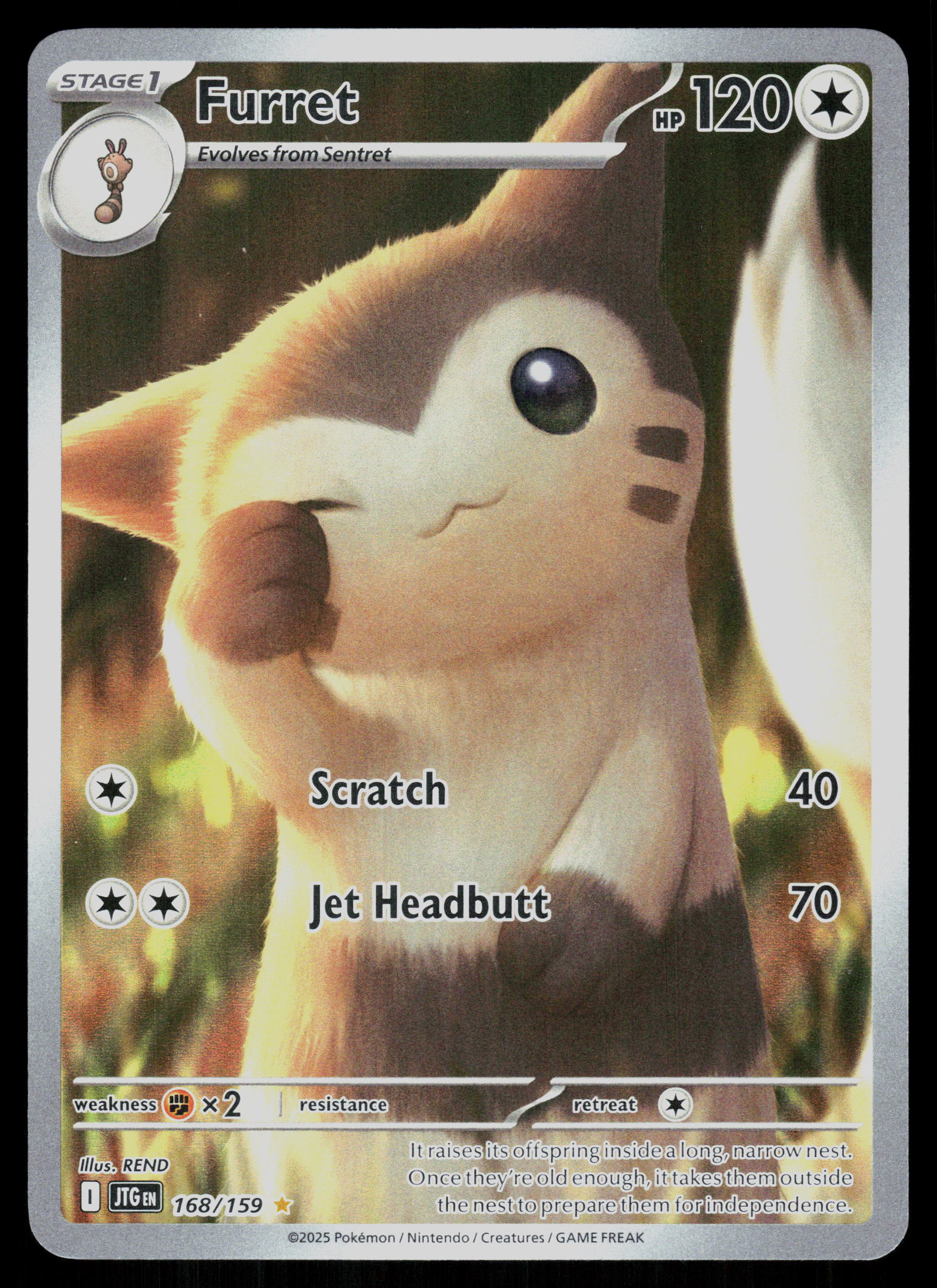 SV09: Journey Together #168/159 Furret