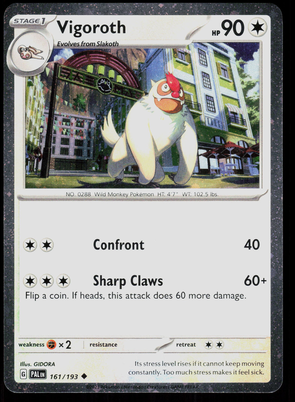 SV02: Paldea Evolved #161/193 Vigoroth