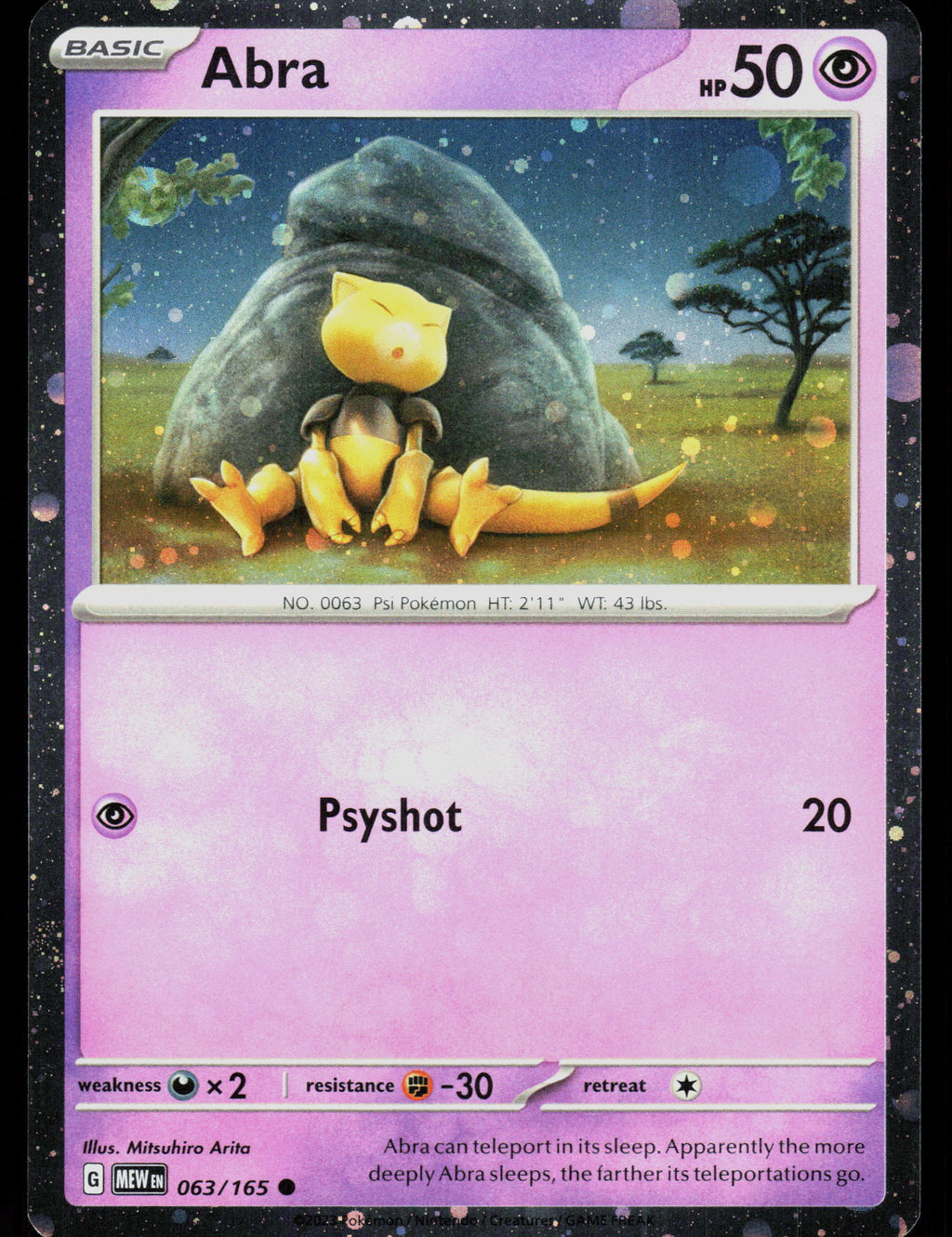 Miscellaneous Cards & Products #063/165 Abra