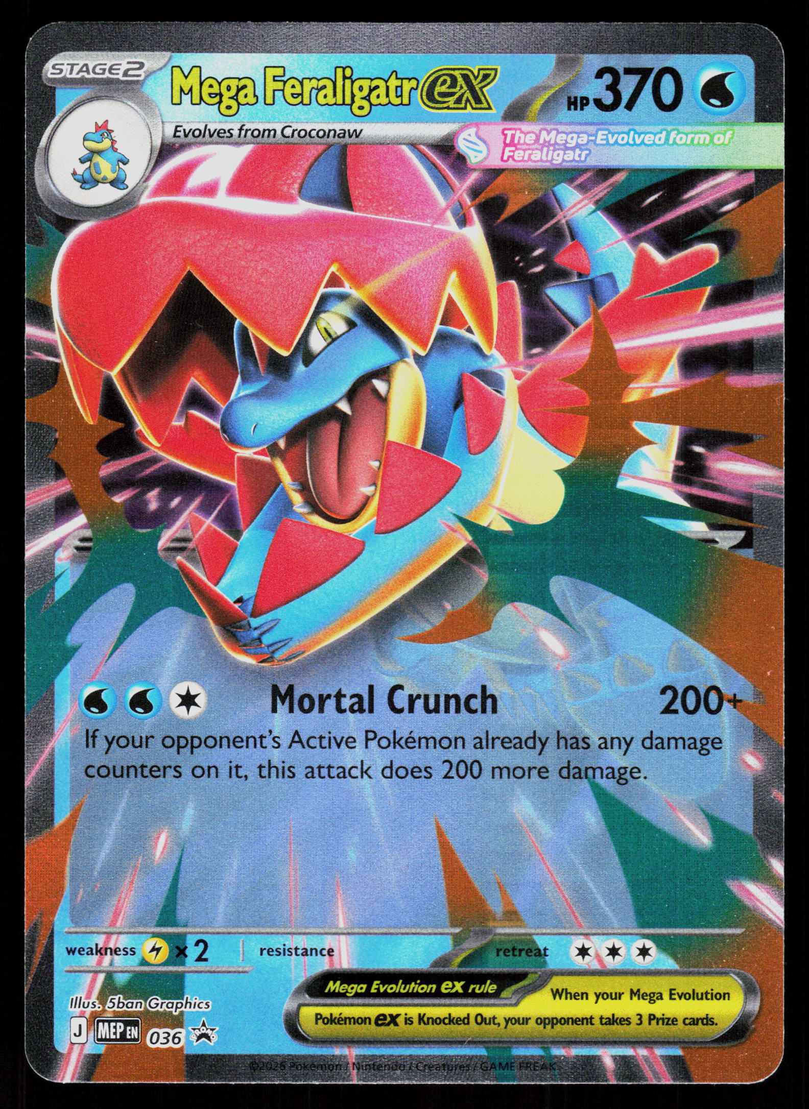 ME: Mega Evolution Promo #036 Mega Feraligatr ex