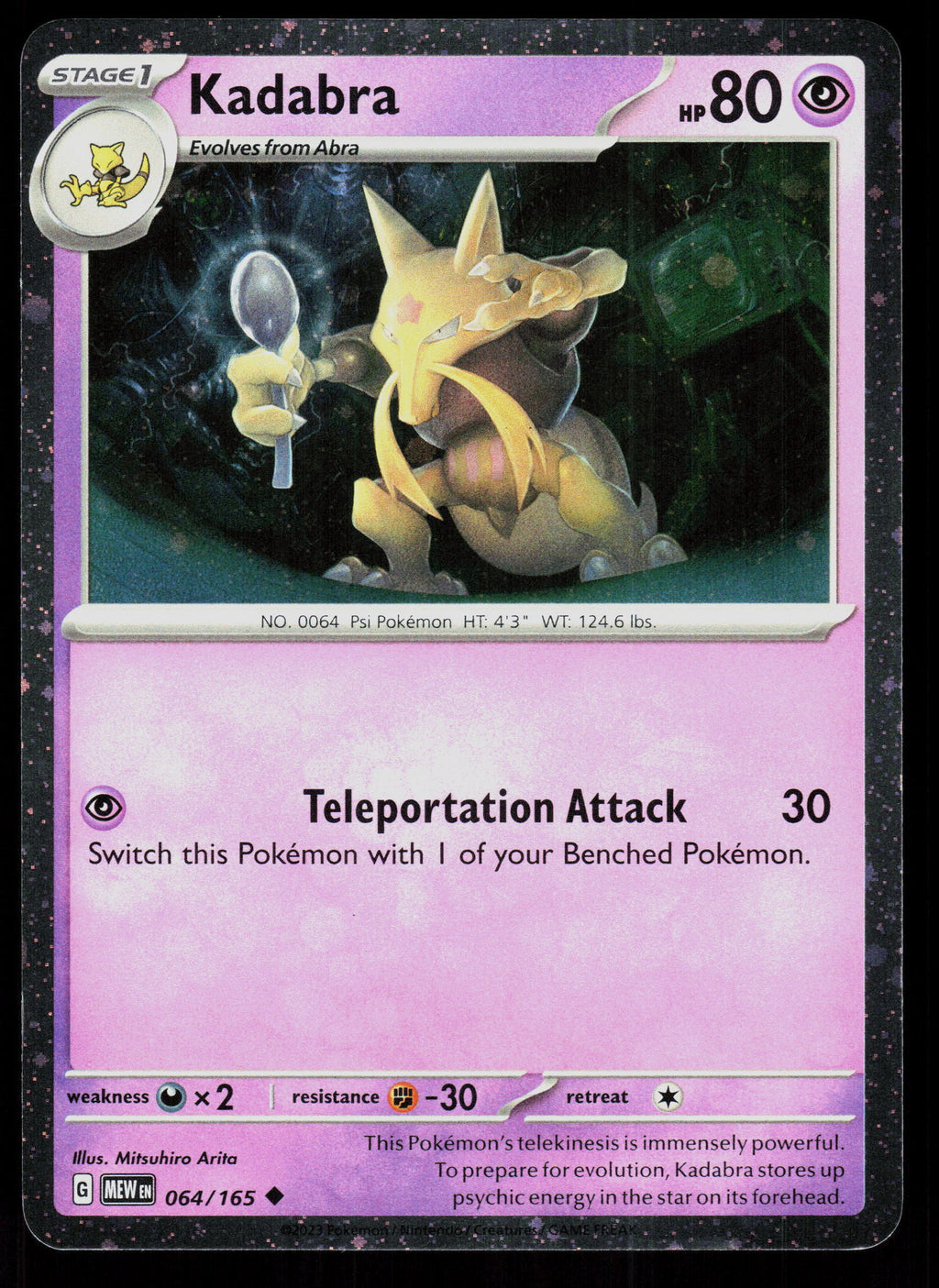 Miscellaneous Cards & Products #064/165 Kadabra