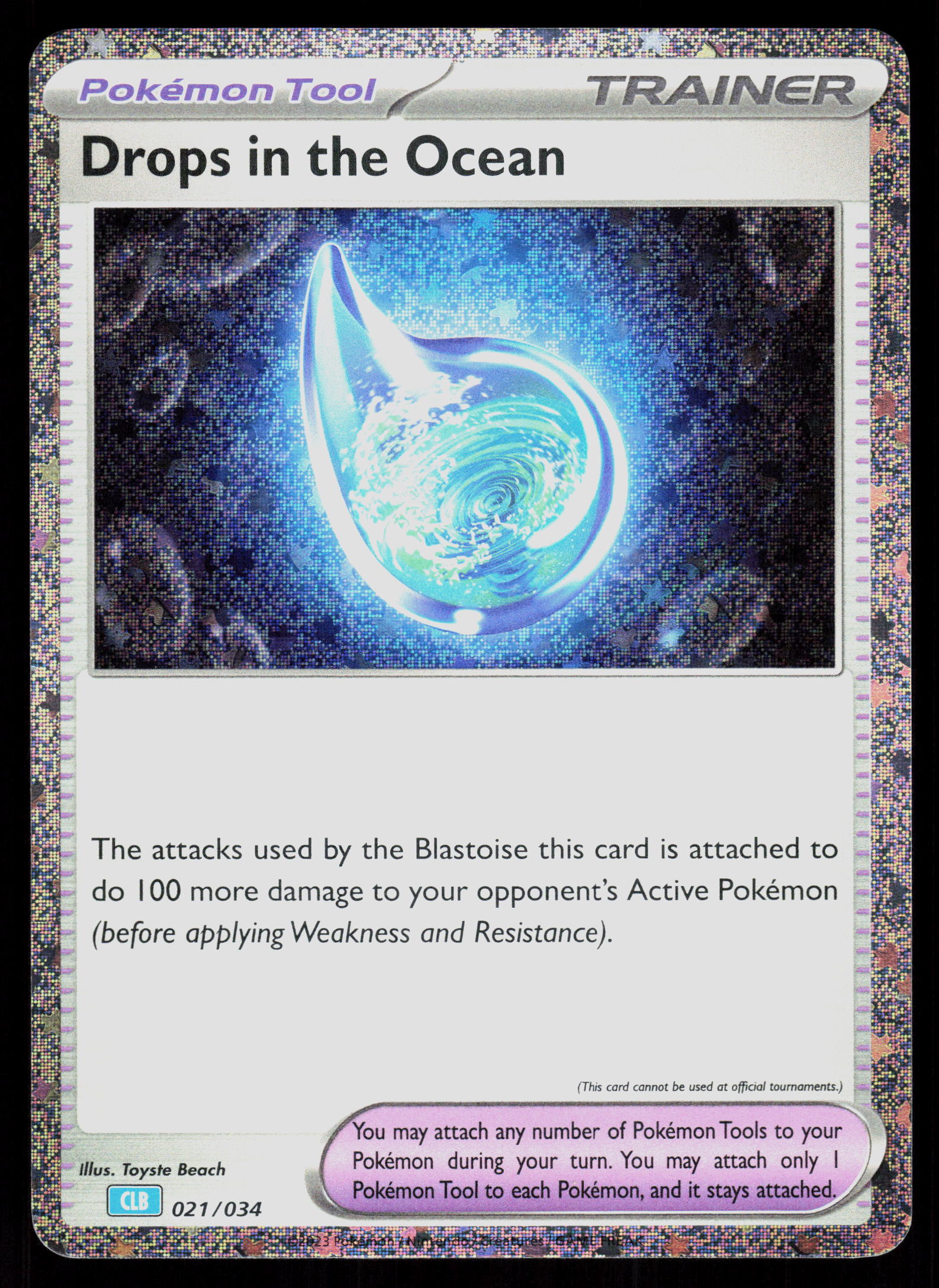 Pokemon TCG Classic: Blastoise #025/032 Drops in the Ocean