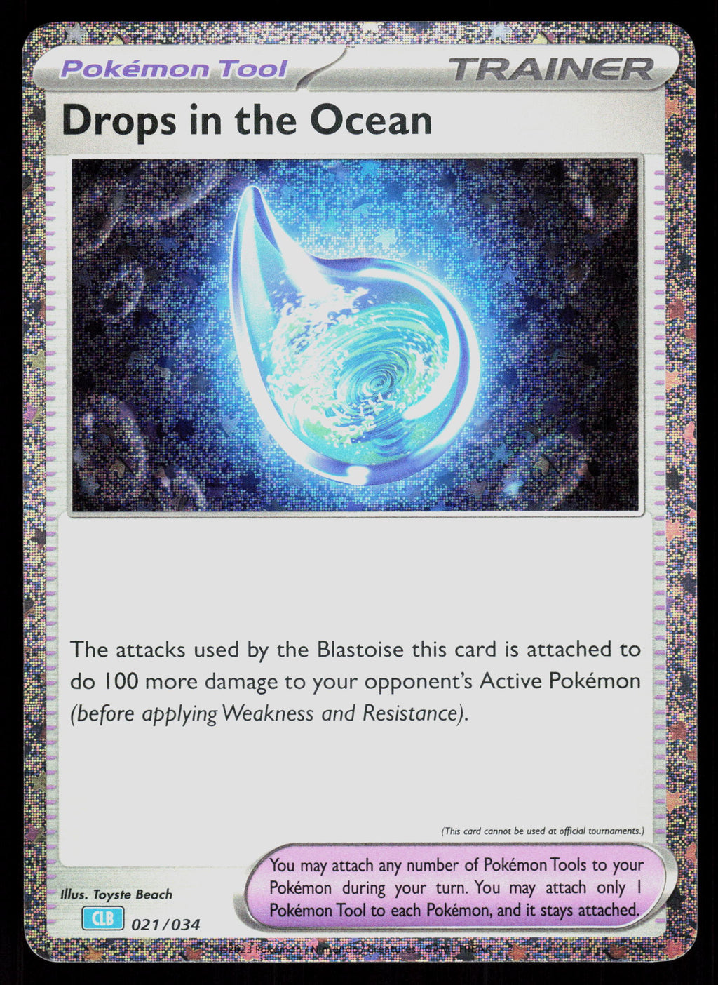 Pokemon TCG Classic: Blastoise #025/032 Drops in the Ocean