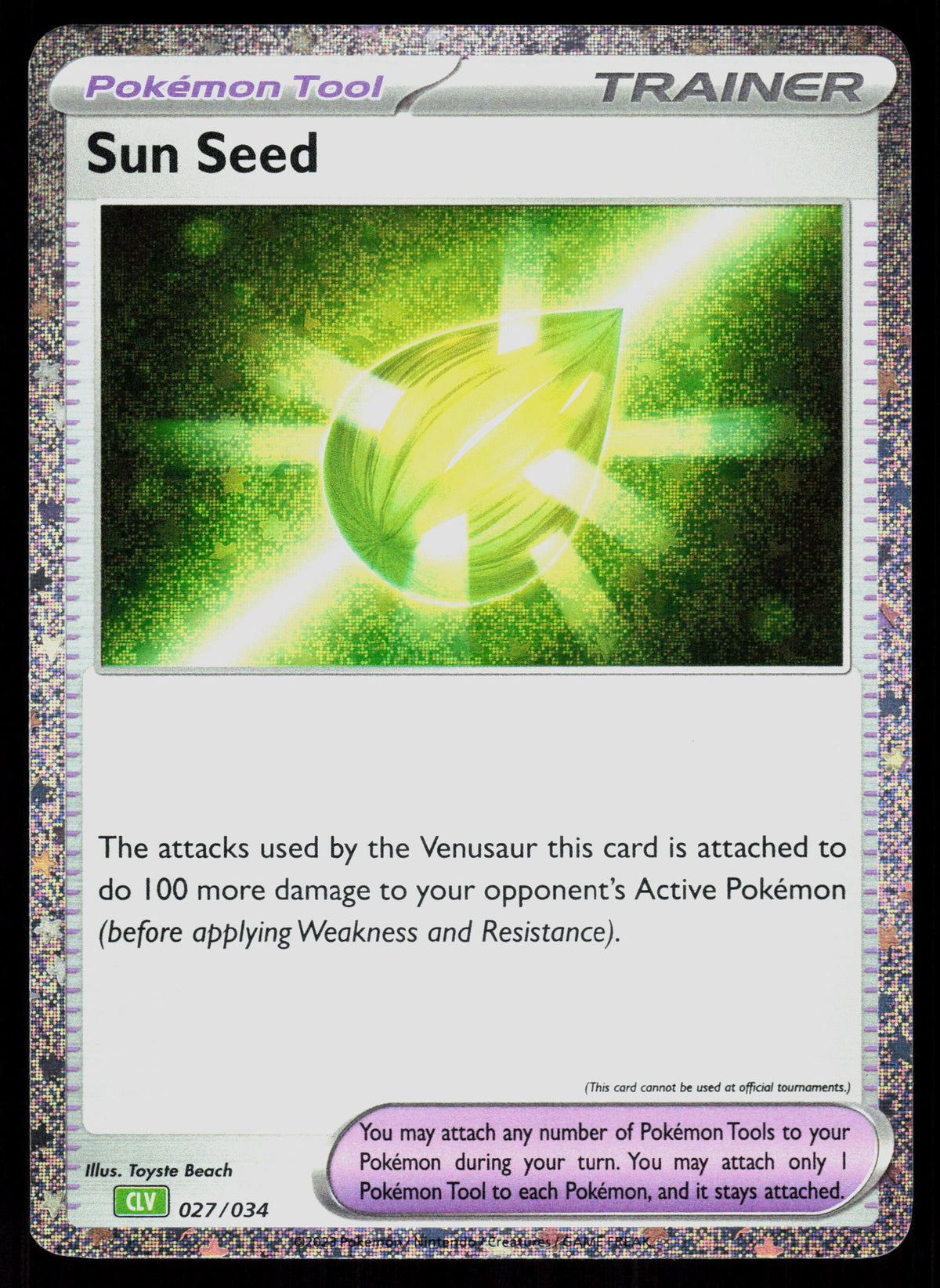 Pokemon TCG Classic: Venusaur #025/032 Sun Seed