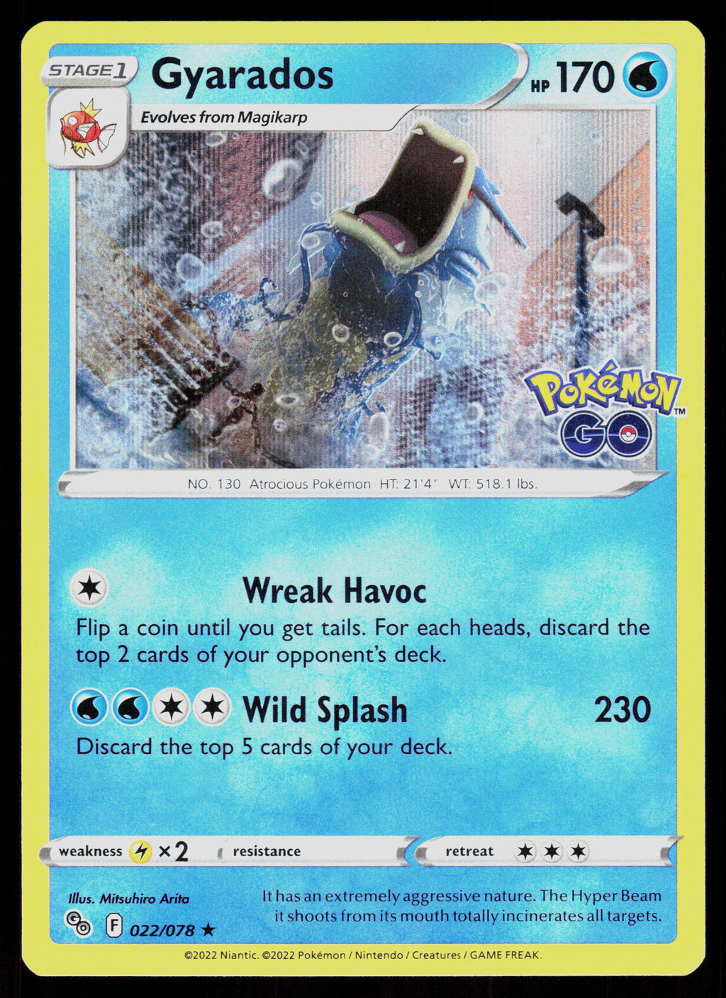 S10b: Pokemon GO #022/071 Gyarados