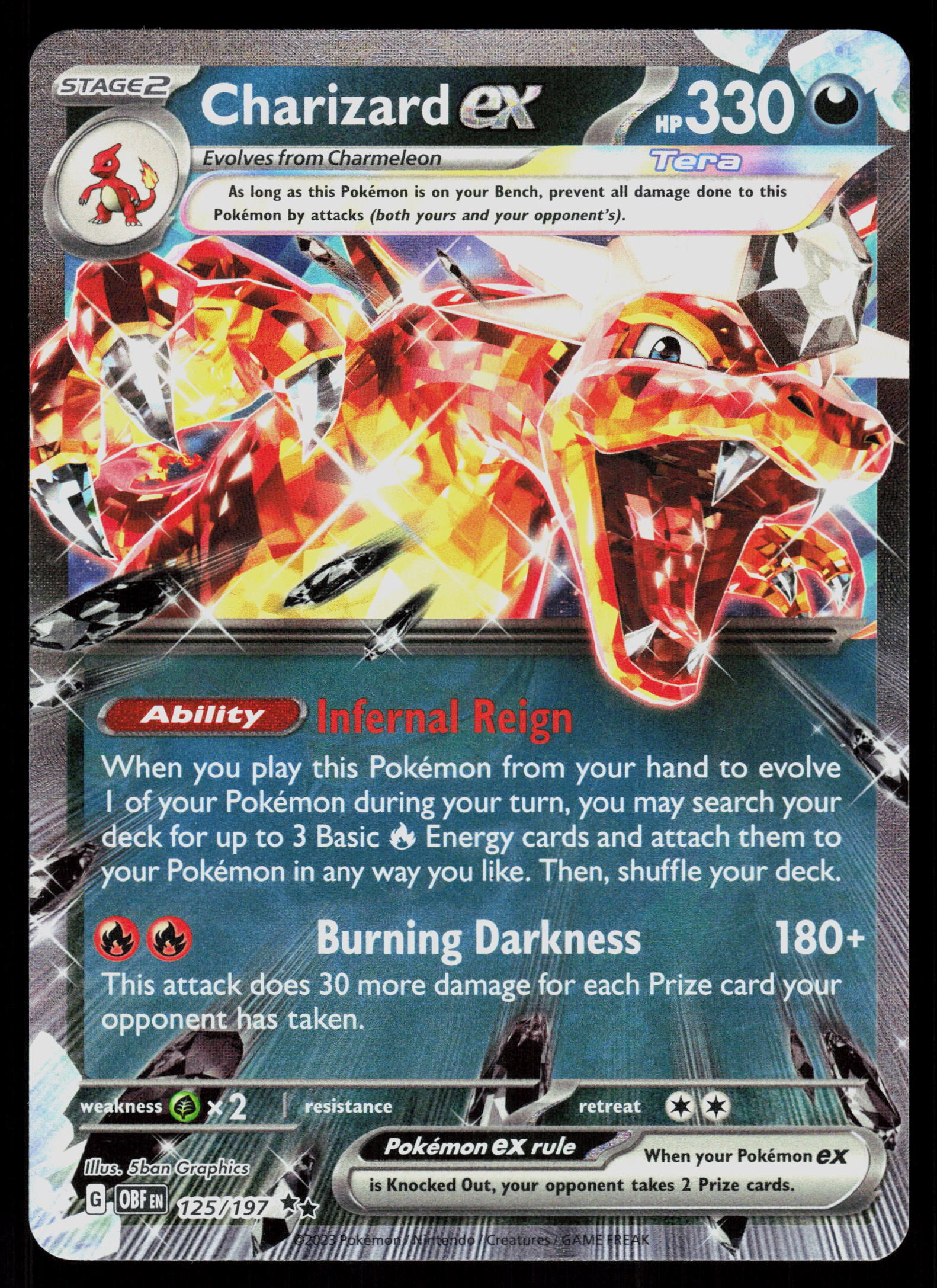 SV03: Obsidian Flames #125/197 Charizard ex