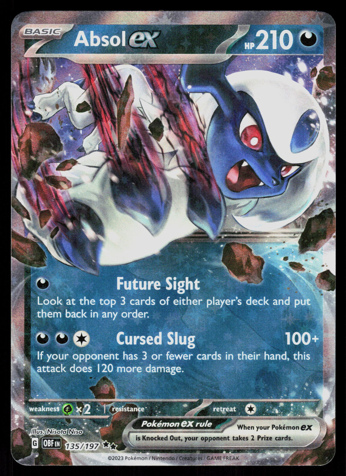 SV03: Obsidian Flames #135/197 Absol ex