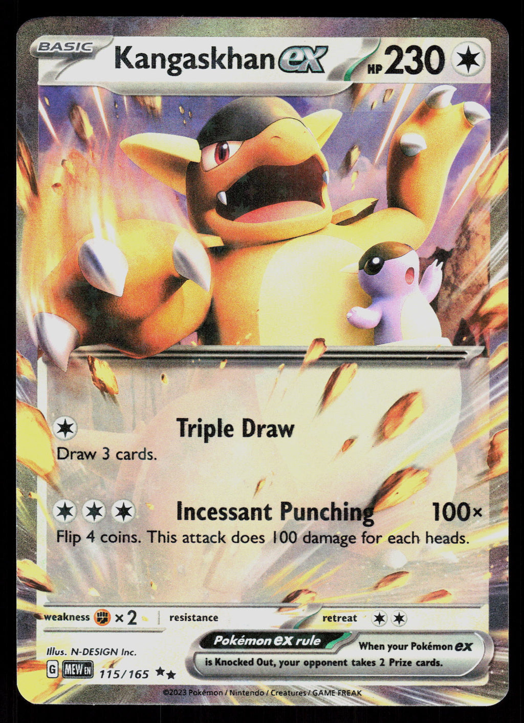 SV: Scarlet & Violet 151 #115/165 Kangaskhan ex