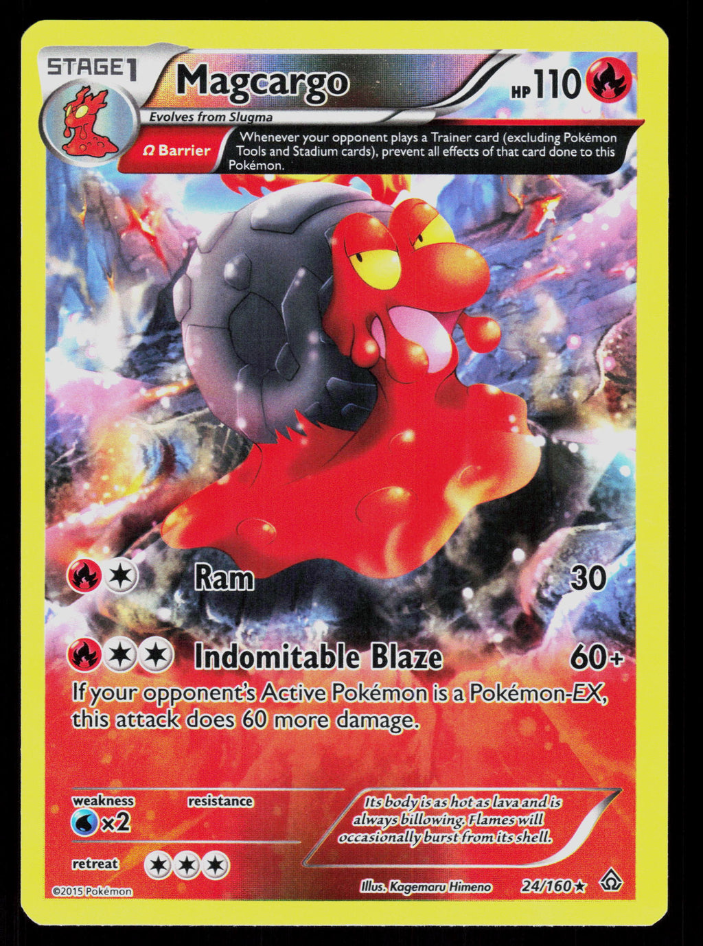 XY - Primal Clash #24/160 Magcargo (Omega)