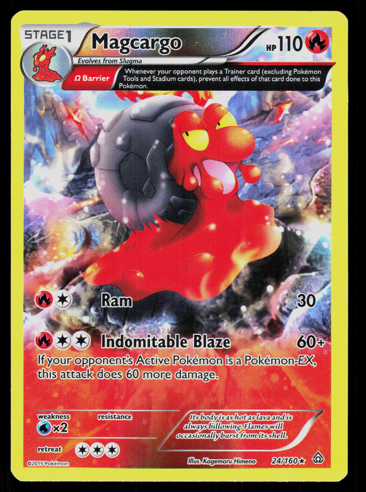 XY - Primal Clash #24/160 Magcargo (Omega)