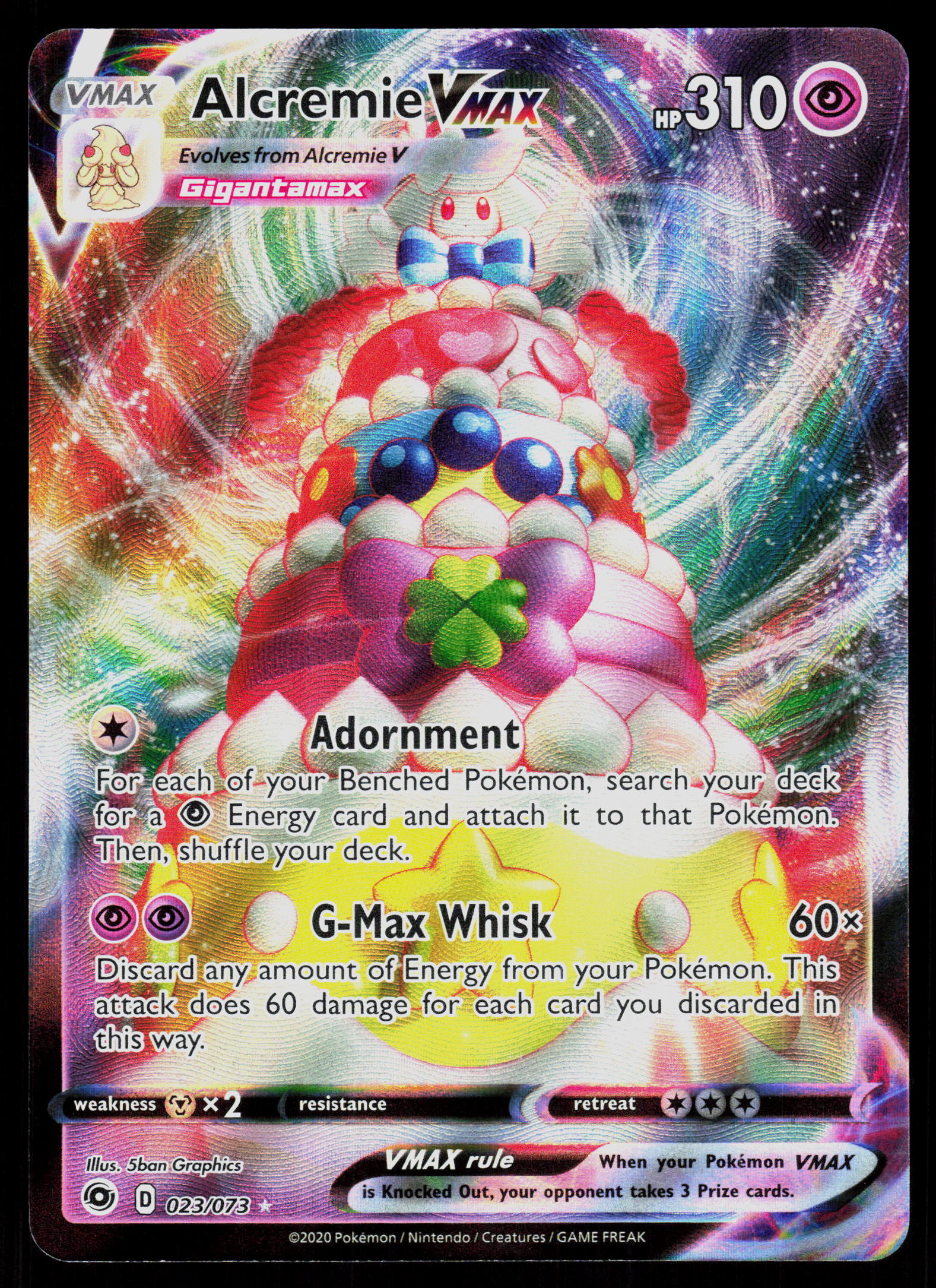 Champion's Path #23/73 Alcremie VMAX