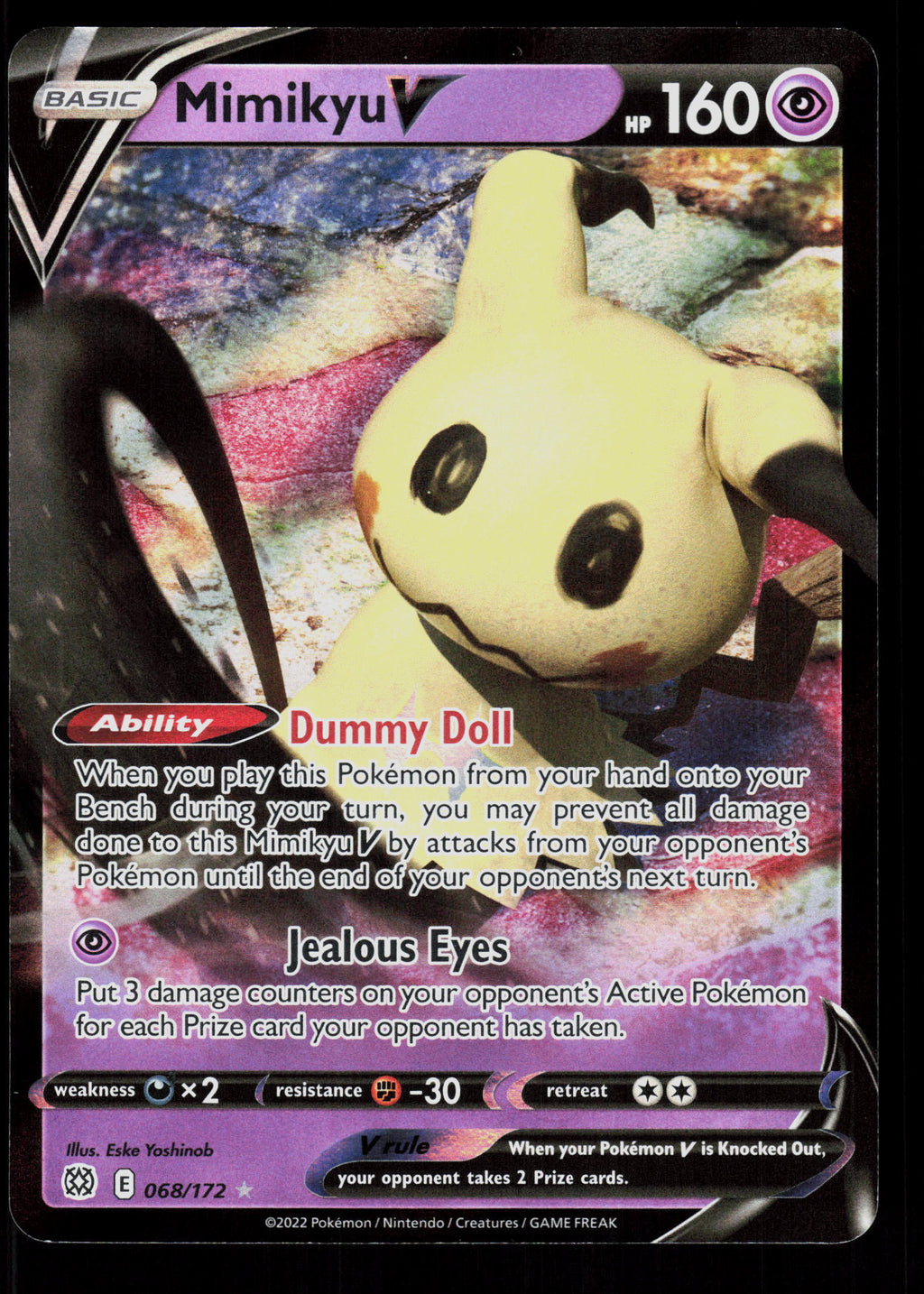 SWSH09: Brilliant Stars #068/172 Mimikyu V