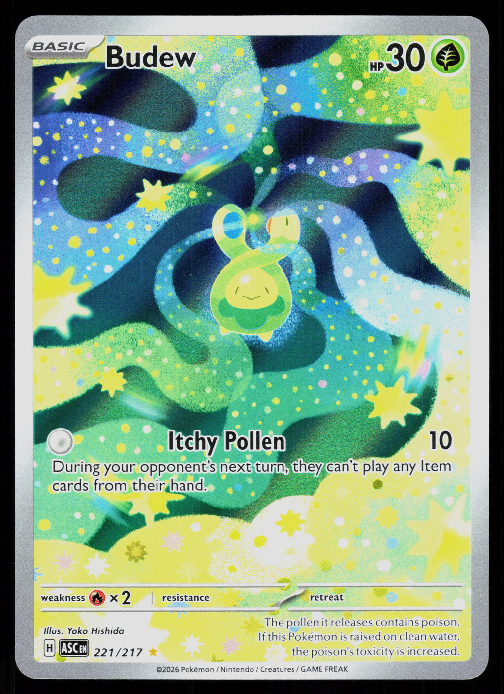 ME: Ascended Heroes #221/217 Budew