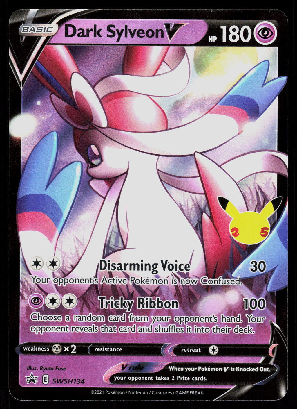 SWSH: Sword & Shield Promo Cards #SWSH134 Dark Sylveon V