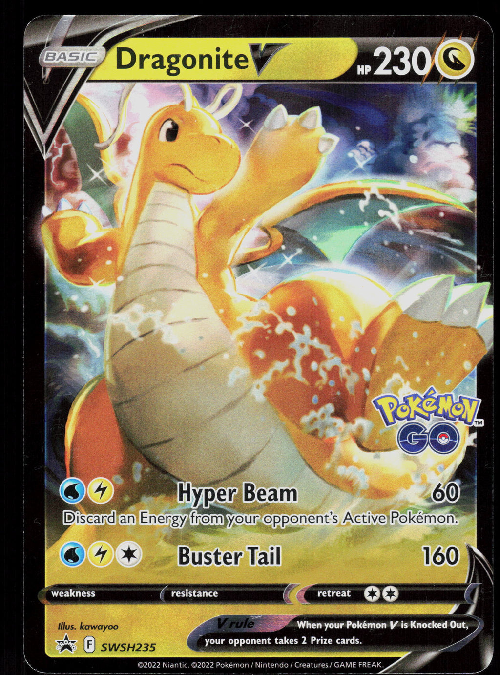 SWSH: Sword & Shield Promo Cards #SWSH235 Dragonite V