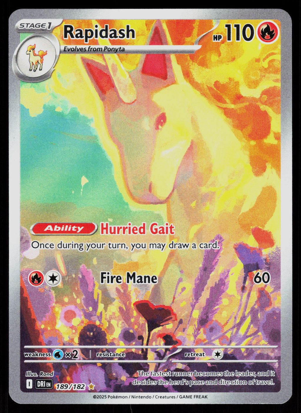 SV10: Destined Rivals #189/182 Rapidash
