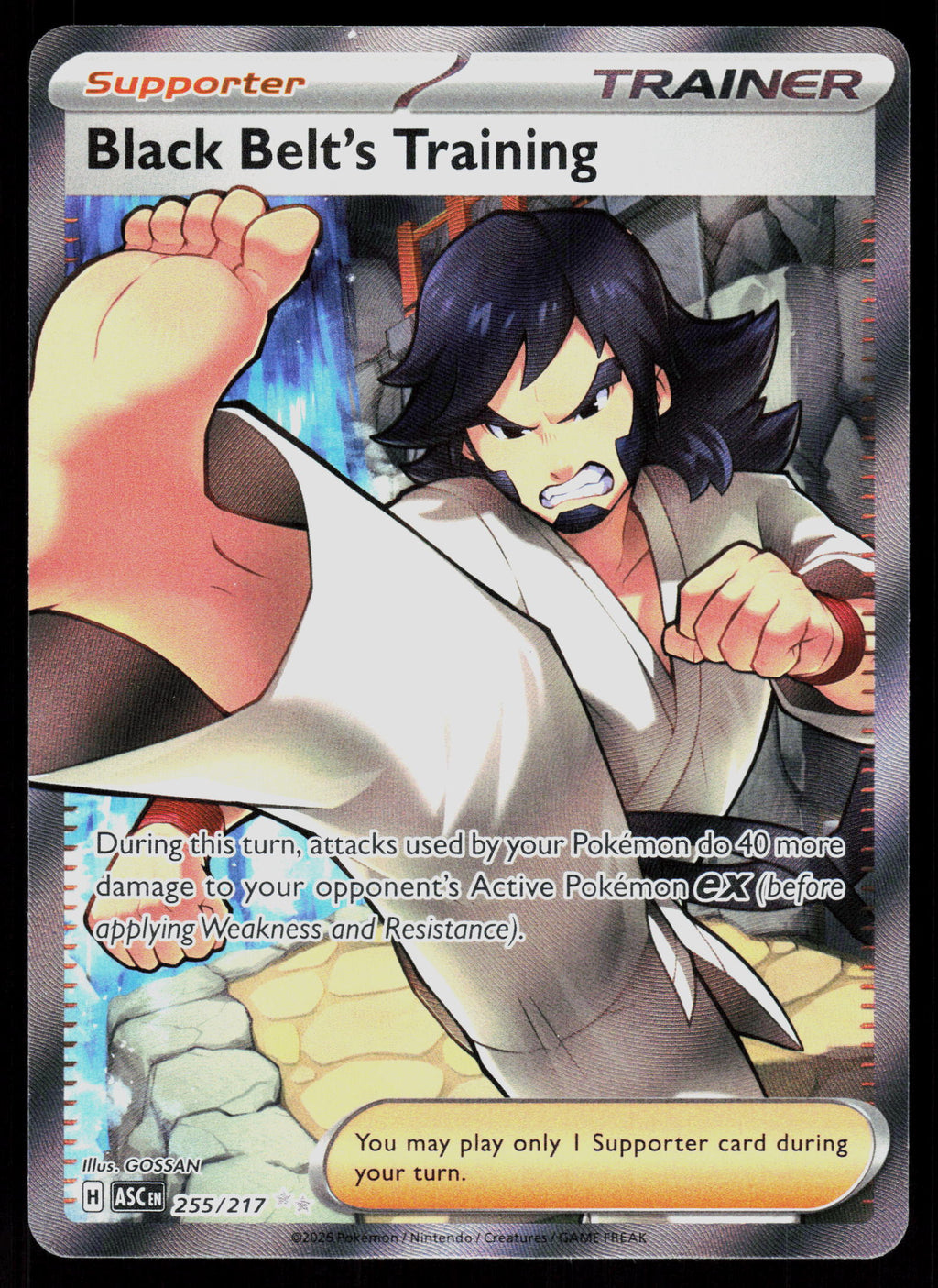 ME: Ascended Heroes #255/217 Black Belt's Training