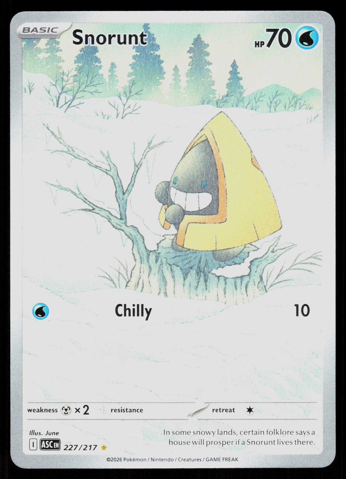 ME: Ascended Heroes #227/217 Snorunt
