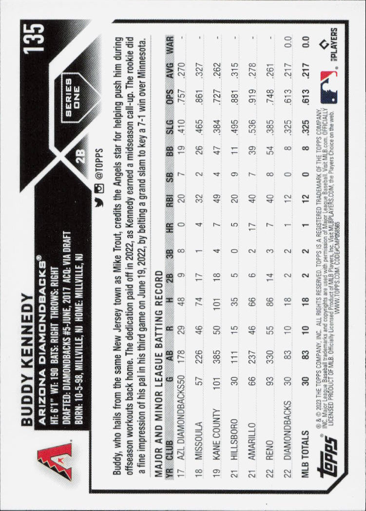 2023 Topps #135 Buddy Kennedy