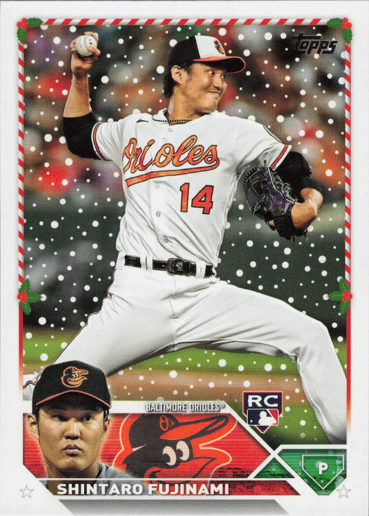 2023 Topps Holiday #H41 Shintaro Fujinami