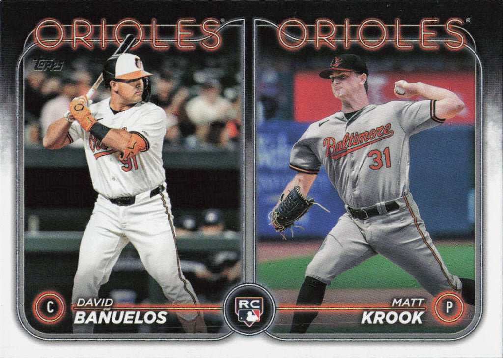 2024 Topps Update #US315 David Bañuelos / Matt Krook RCOM,
