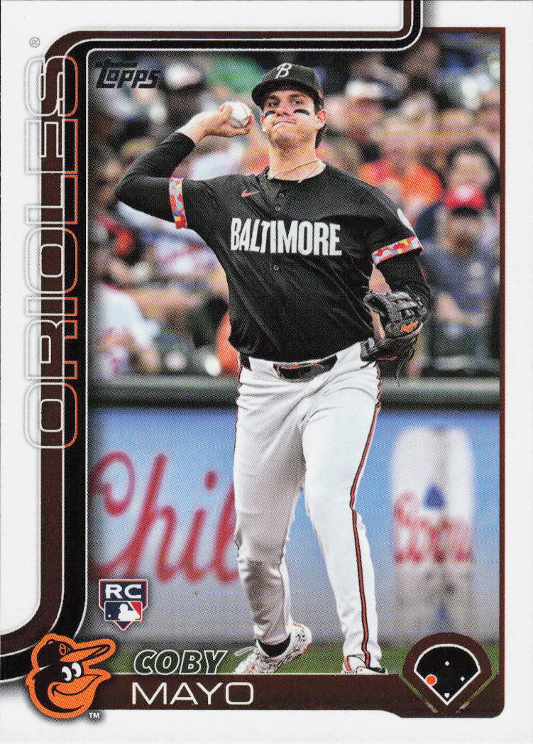 2025 Topps Baltimore Orioles #BAL-4 Coby Mayo