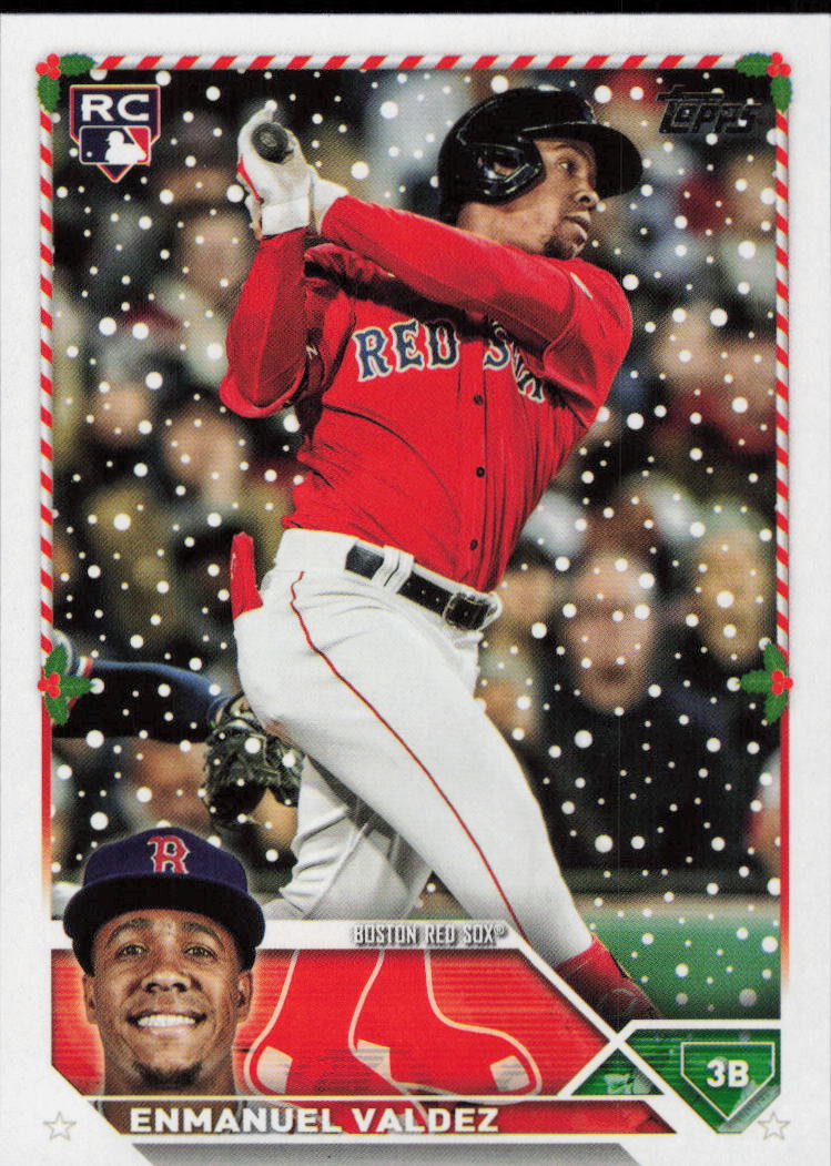 2023 Topps Holiday #H171 Enmanuel Valdez