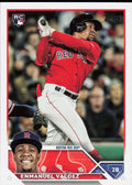 2023 Topps Update #US310 Enmanuel Valdez