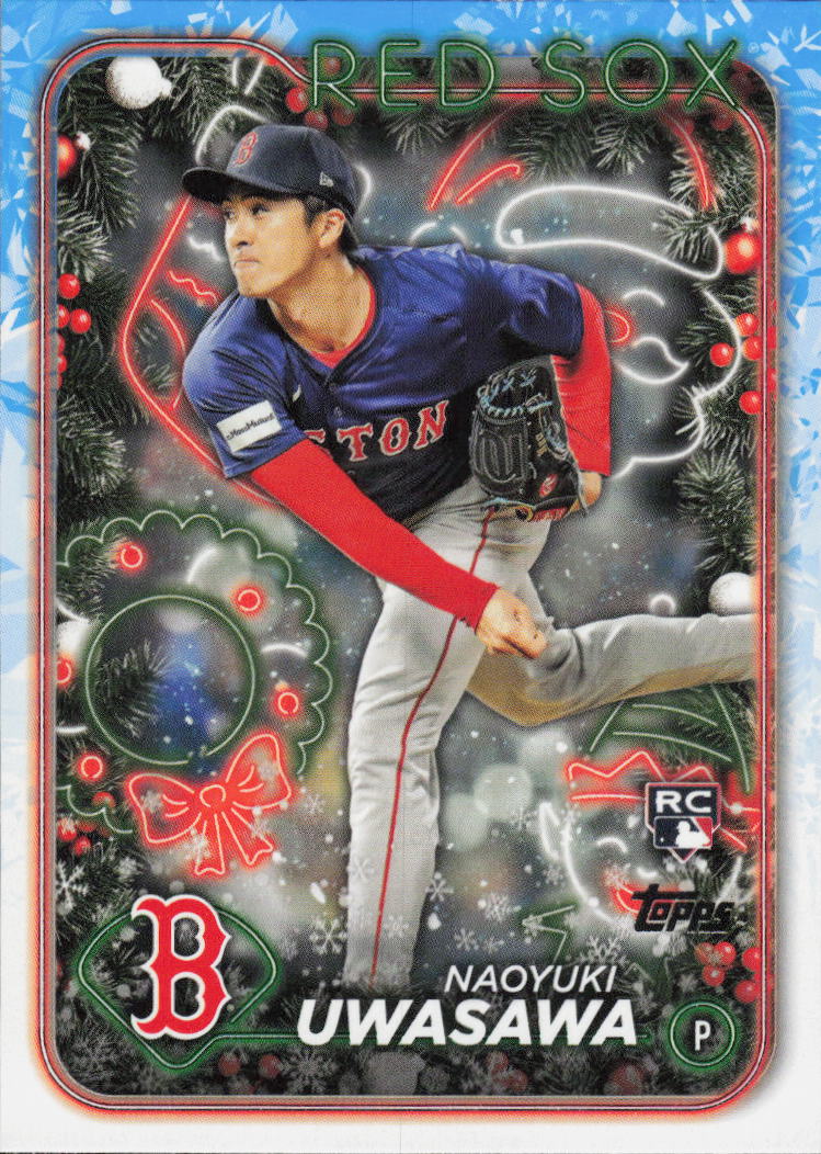 2024 Topps Holiday #H37 Naoyuki Uwasawa