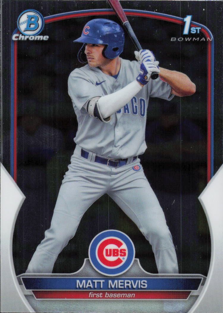 2023 Bowman #BCP-74 Matt Mervis Chrome Prospects