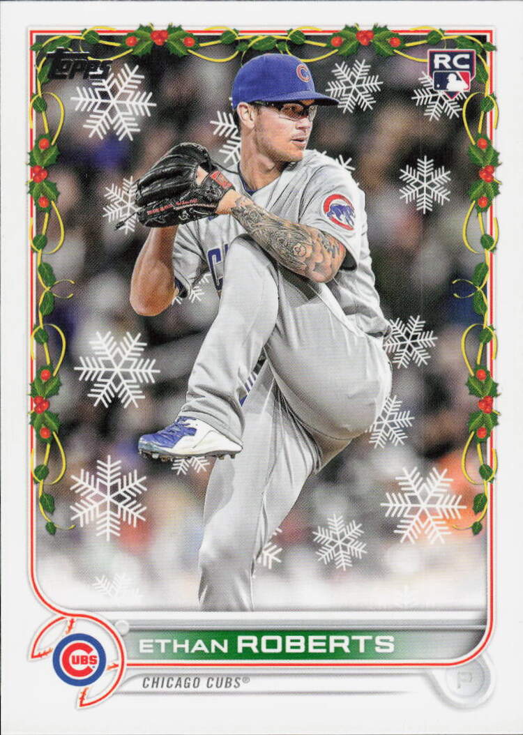 2022 Topps Holiday #HW92 Ethan Roberts