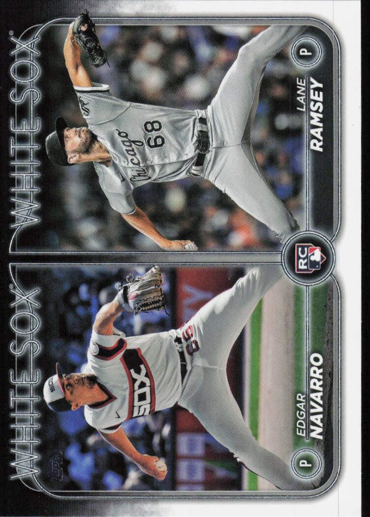 2024 Topps Update #US128 Lane Ramsey / Edgar Navarro RCOM,