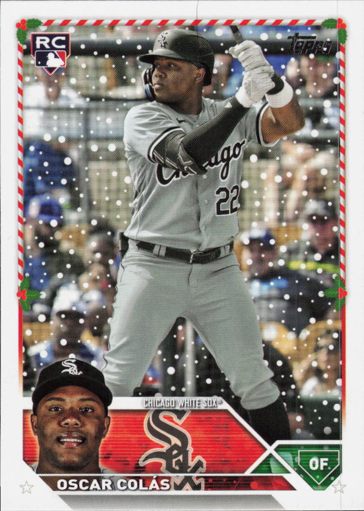 2023 Topps Holiday #H179 Oscar Colás