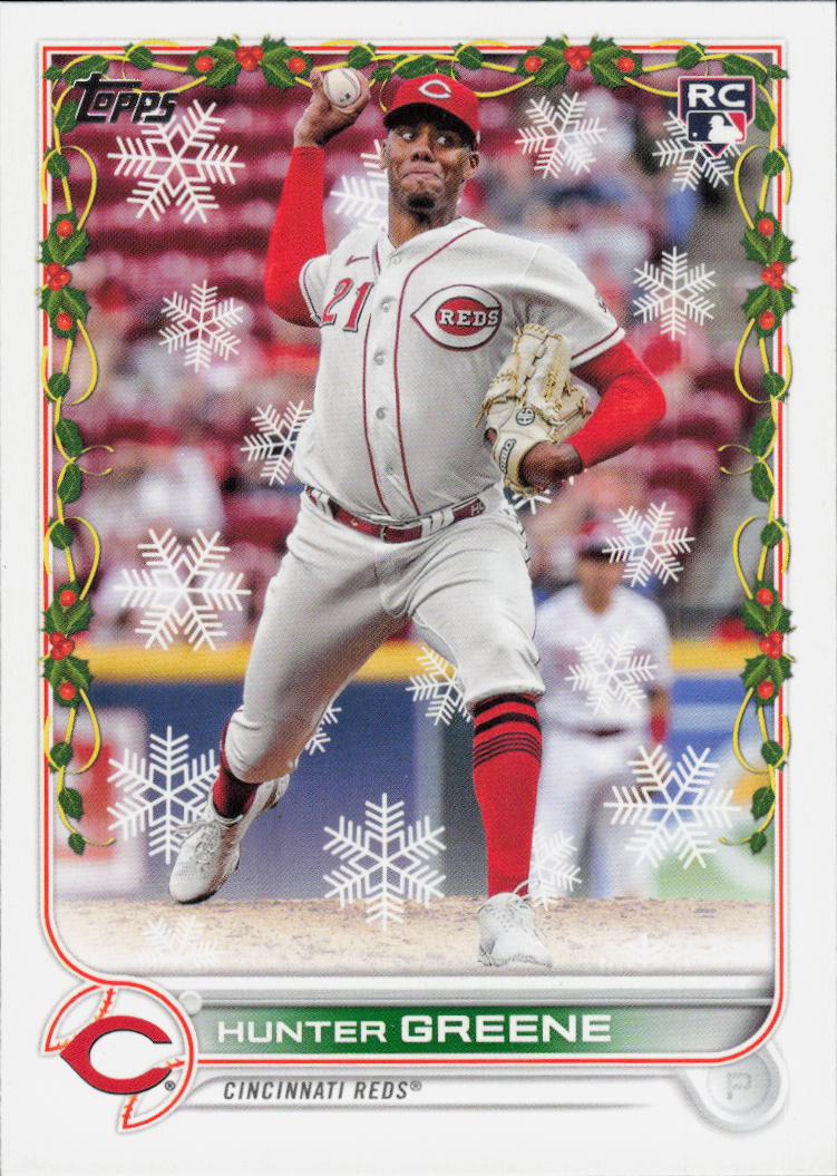 2022 Topps Holiday #HW130 Hunter Greene