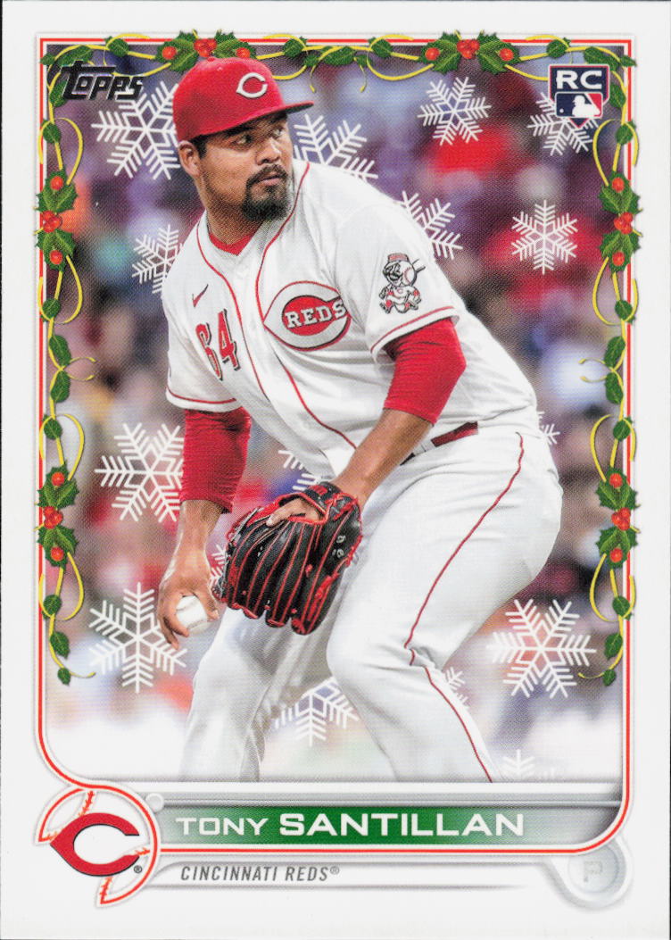 2022 Topps Holiday #HW60 Tony Santillan
