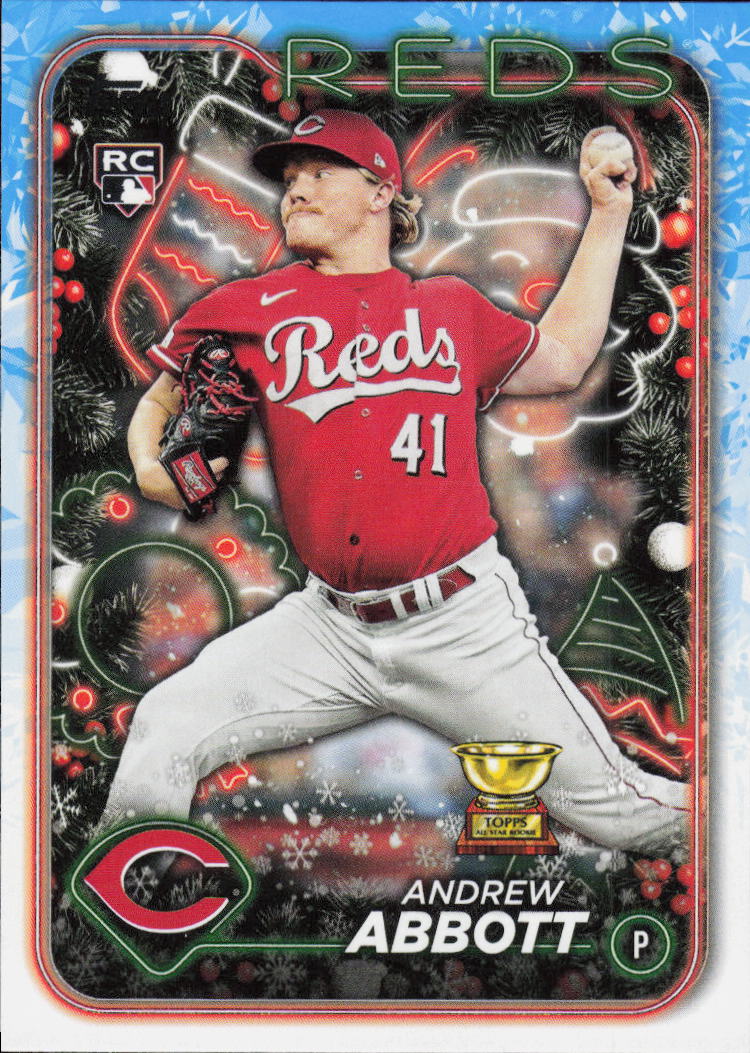 2024 Topps Holiday #H82 Andrew Abbott
