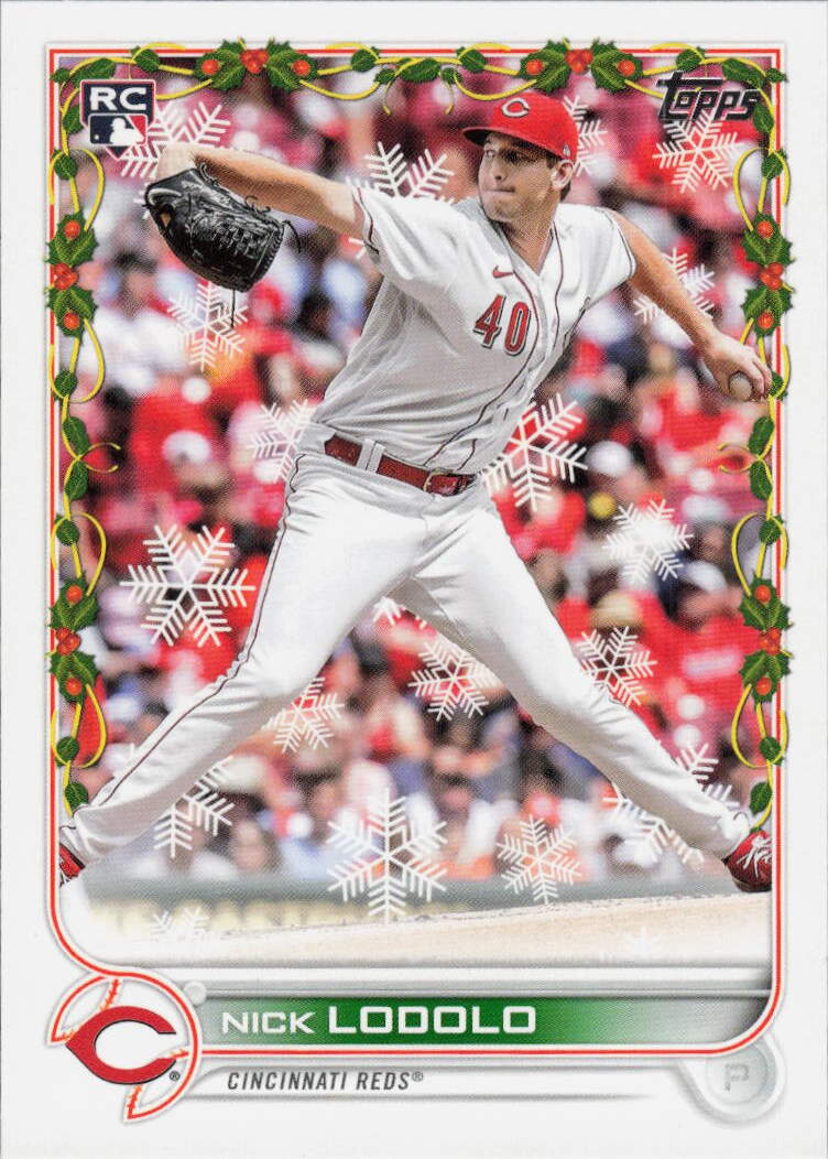 2022 Topps Holiday #HW24 Nick Lodolo