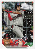 2023 Topps Holiday #H63 Brayan Rocchio