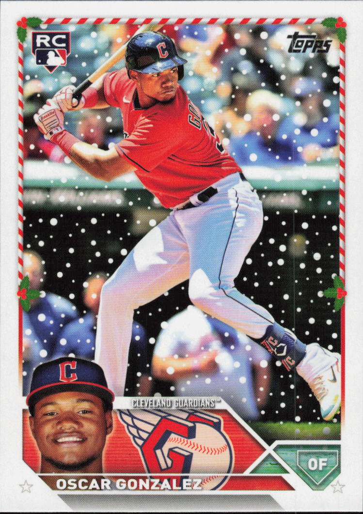 2023 Topps Holiday #H188 Oscar Gonzalez