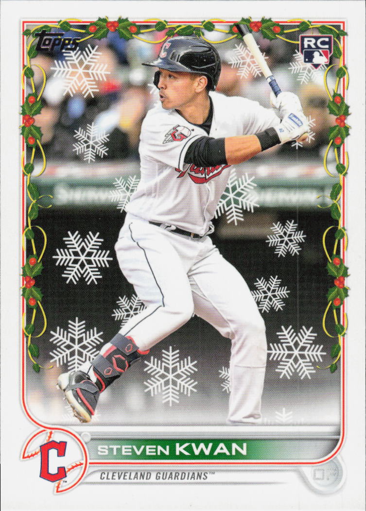 2022 Topps Holiday #HW21 Steven Kwan