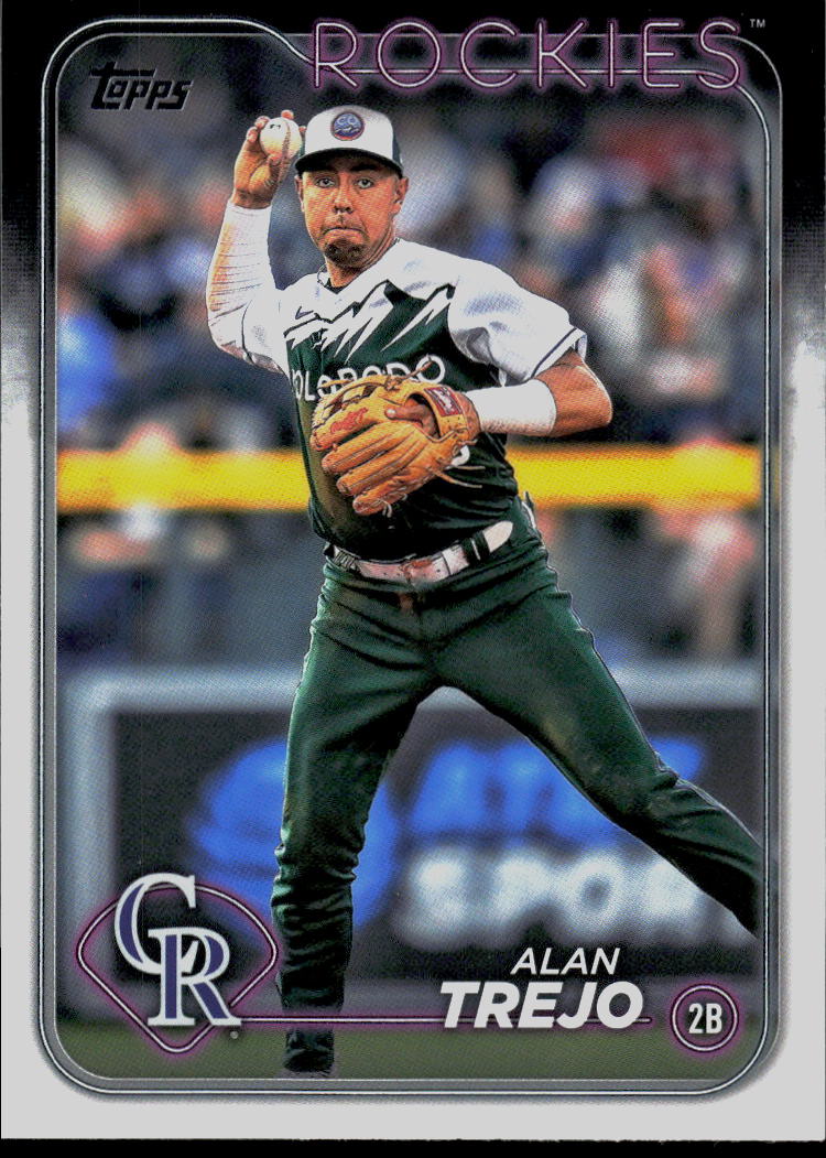 2024 Topps Update #US7 Alan Trejo Aqua