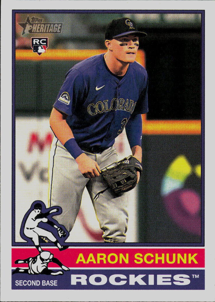 2025 Topps Heritage #90 Aaron Schunk