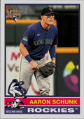 2025 Topps Heritage #90 Aaron Schunk