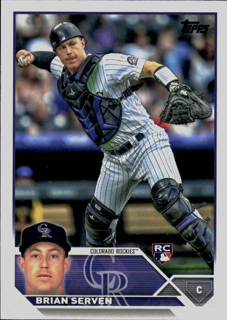 2023 Topps Colorado Rockies #COL-9 Brian Serven