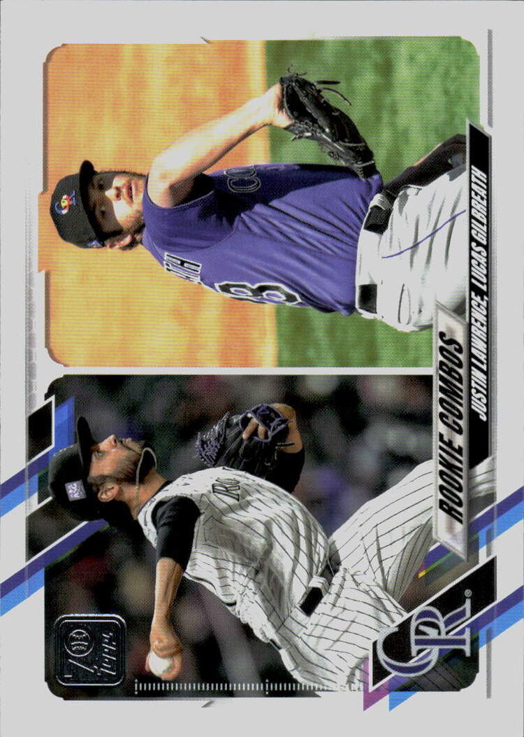 2021 Topps Update #US141 Justin Lawrence / Lucas Gilbreath RCOM,