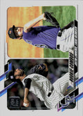 2021 Topps Update #US141 Justin Lawrence / Lucas Gilbreath RCOM,