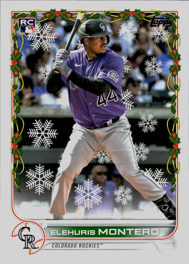 2022 Topps Holiday #HW19 Elehuris Montero