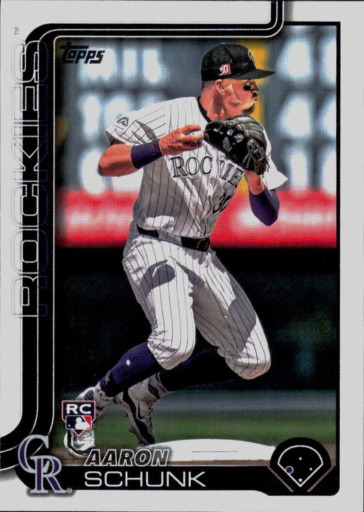 2025 Topps #196 Aaron Schunk