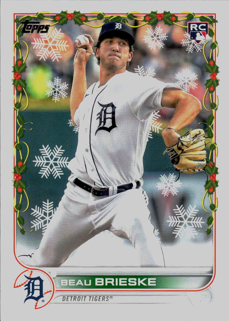 2022 Topps Holiday #HW104 Beau Brieske