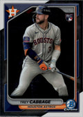 2024 Bowman Chrome #100 Trey Cabbage